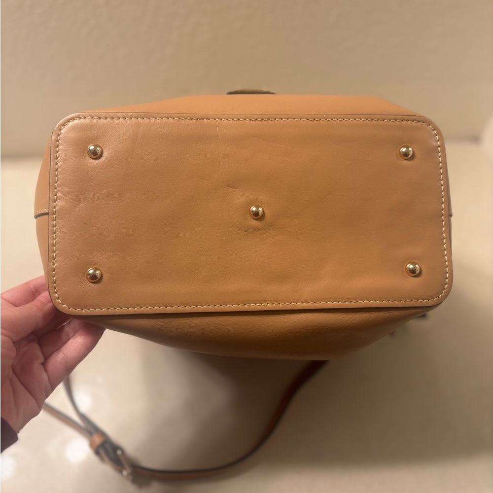 Dooney & Bourke Smooth Leather Satchel - Picture 7 of 11